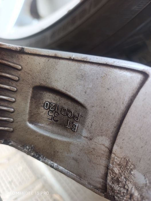 Джанти 5х120 17 със зимни гуми 225 50 17