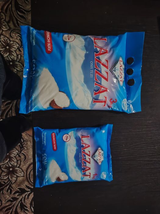 Lazzat osh tuzi 1 kg va 3 kg