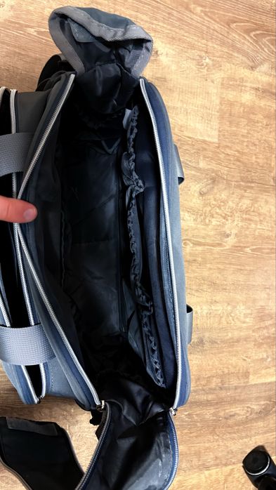 Чанта за бебешка количка - сива