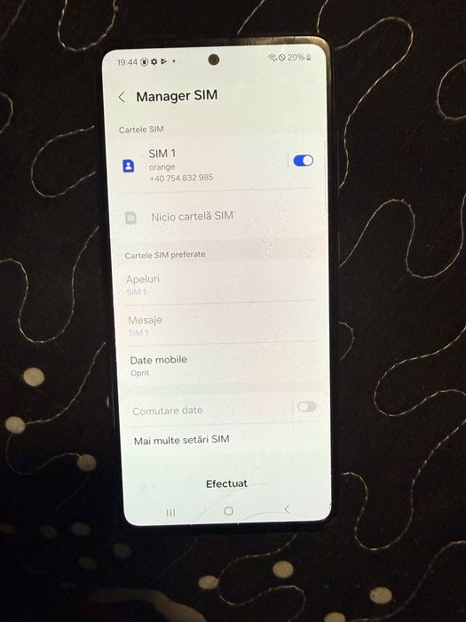 Vând Samsung Galaxy A52S in stare buna de functionare nu ia cartela sim
