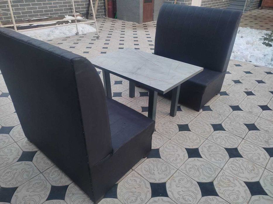 Ошхоналар учун диван стол стуллар туплами  10 комплек