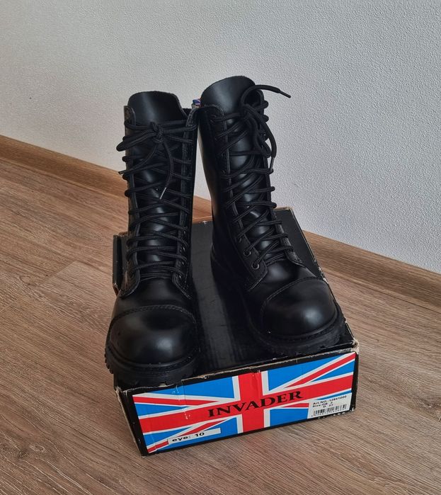 Bocanci piele invader dama 10 inele