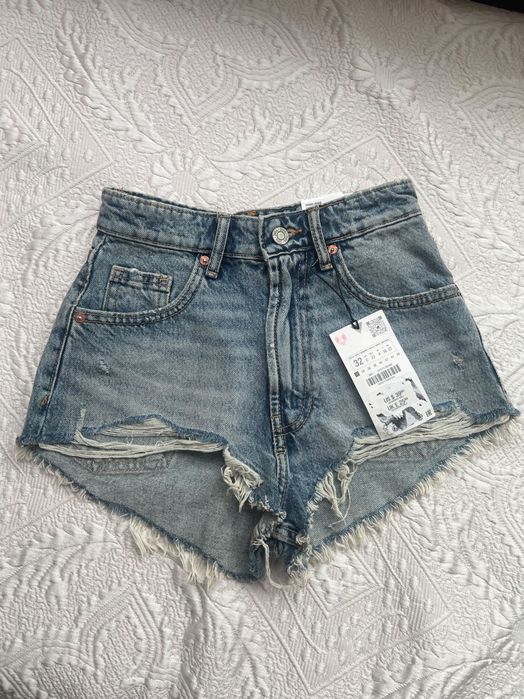 Къси дънкови панталони Zara