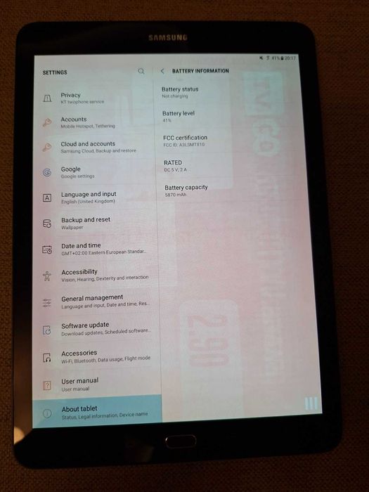 Samsung galaxy tab s2 SMT810
