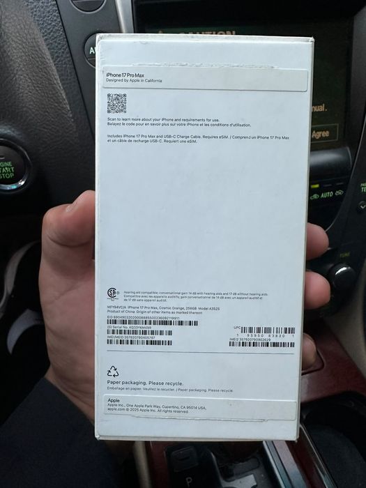 Продам Iphone 17 pro max 256