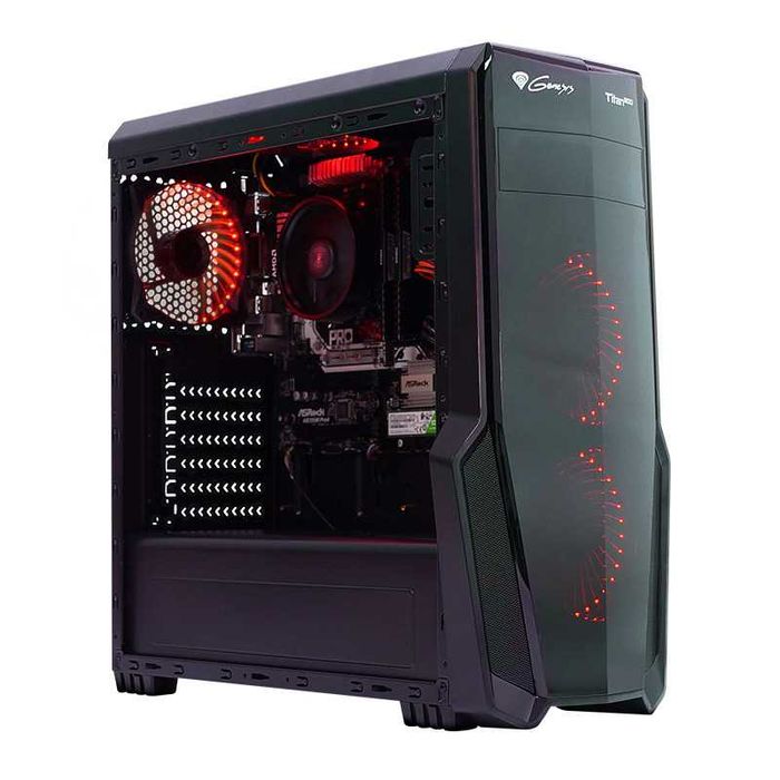 PC Gaming AMD Ryzen 5 3400G 3.7GHz, 8GB DDR4, 256GB SSD, Quadro K2000
