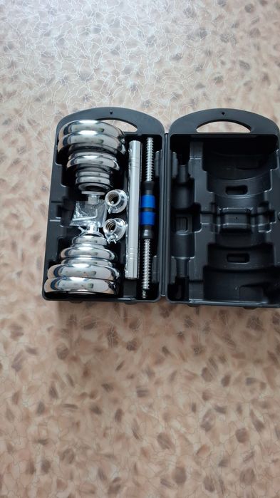 Продам гантели 20 кг хромированые