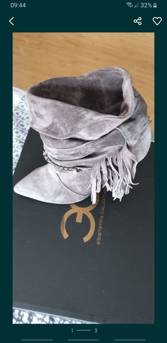 Ghete superbe gri 36!