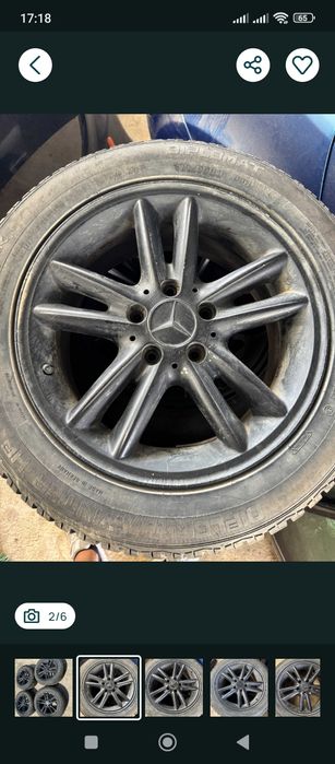 Продавам джанти за мерцедес