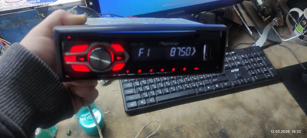 Pioneer 1450 madeli disc aux usb radyo bor