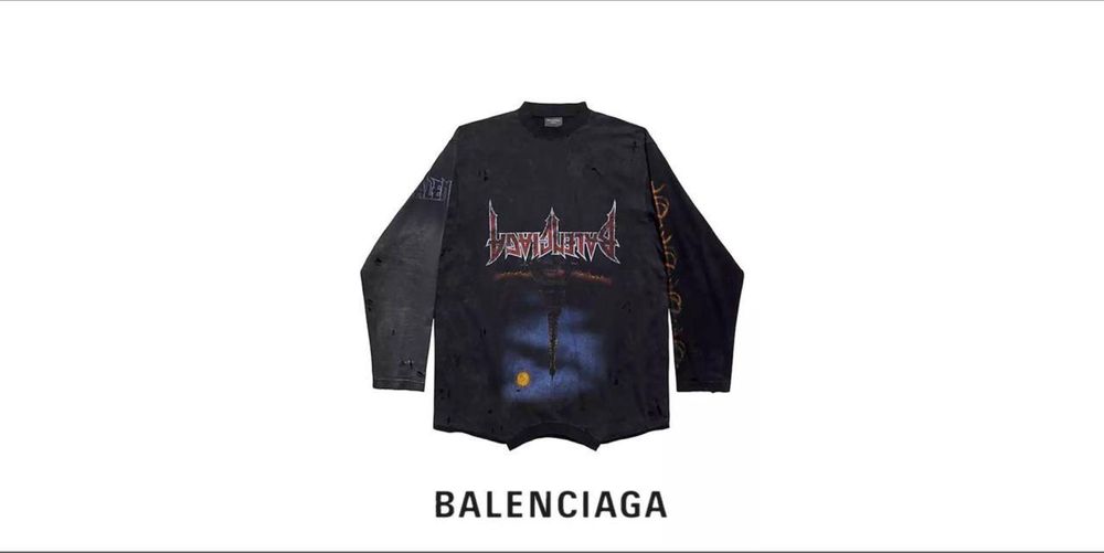 balenciaga лонгслив