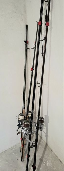 Pachet 4 lansete SPORTEX, 2 WELLS & 2 F.B.C. + 4x Daiwa Emblem