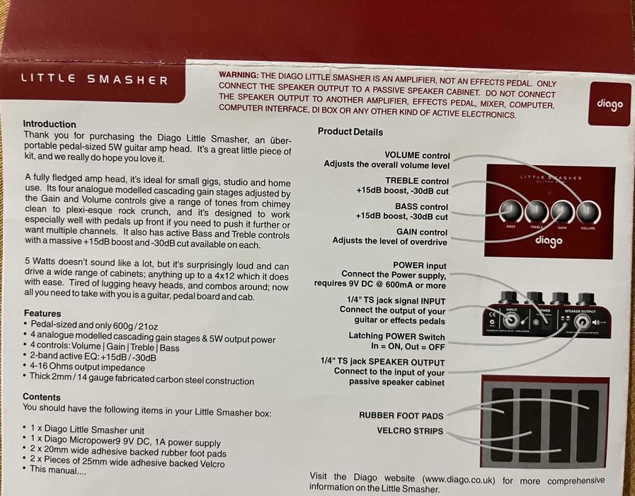 BEHRINGER GDI21 V-TONE procesor chitara nefolosit