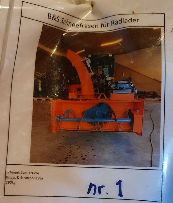 Turbina freza plug lama cupa pentru zapada