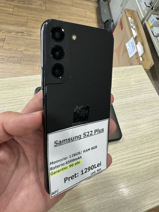 Samsung S22 Plus 128gb/8gb ram + huse cadou