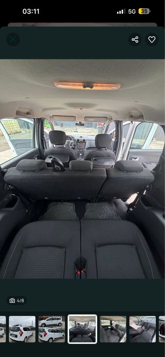 Dacia Lodgy 2022 de inchiriat, pentru uber XL, comfort