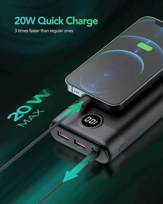 “Charmast” (C3007) Power Bank 30000mAh, 20W