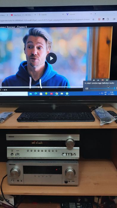 AV ресивър Onkyo TX-SR607 + дистанционно