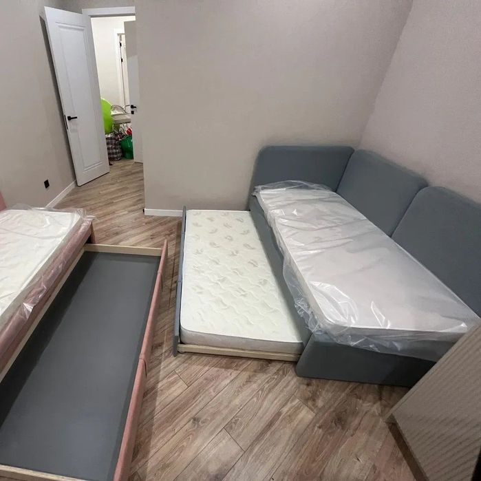 Детская мягкая кровать Мари