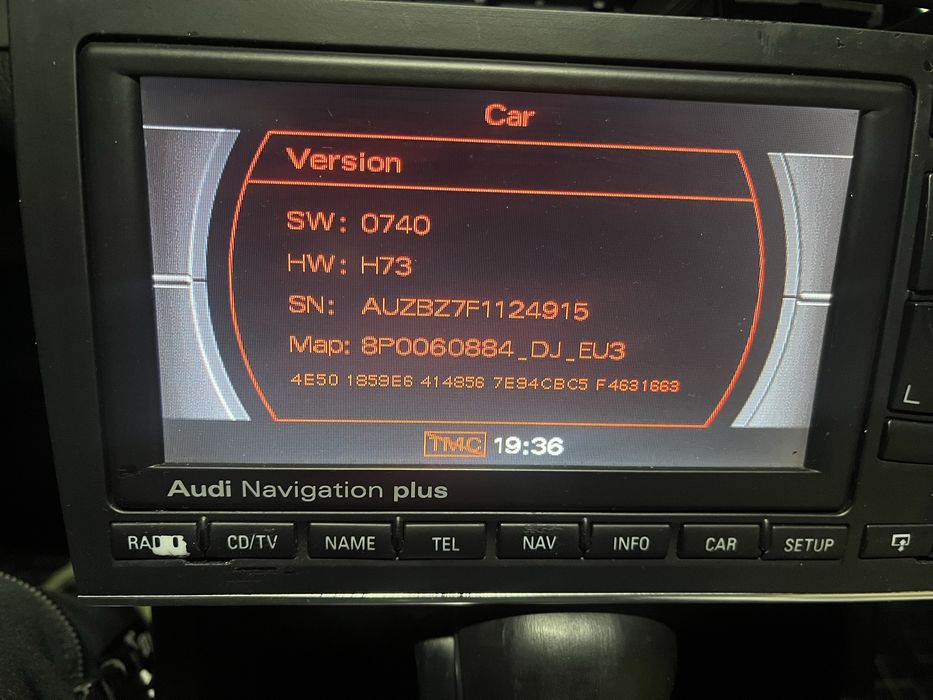 Оригинална навигация RNS-E, Audi A4 B7