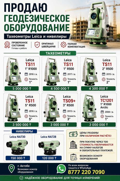 Тахеометры TS11. TS09