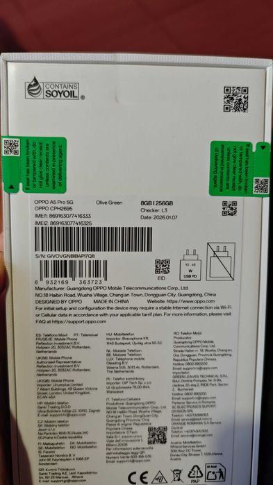 OPPO A5 pro 5G 256 Gb 8 Ram