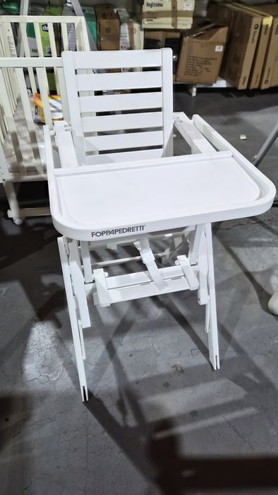 Scaun masă copil Foppapedretti lemn pliabil – nou, model premium