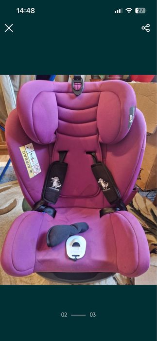 Scaun auto Riola cu isofix buf boof purple 0/36 kg
