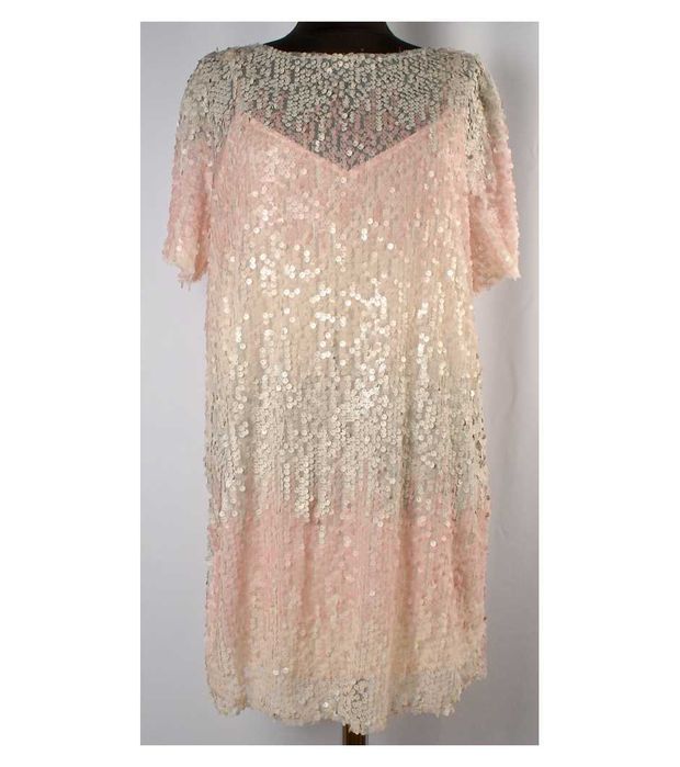 Rochie cu paiete roz Zara măsura M