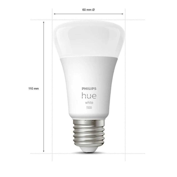 Philips Hue White 2бр LED Крушки и Безжичен рутер Филипс Умен Дом