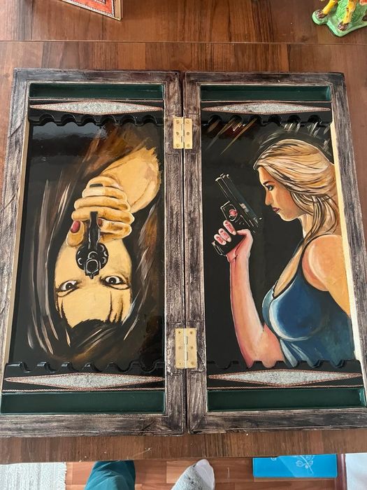 Нарды, кораблики  ручная работа,