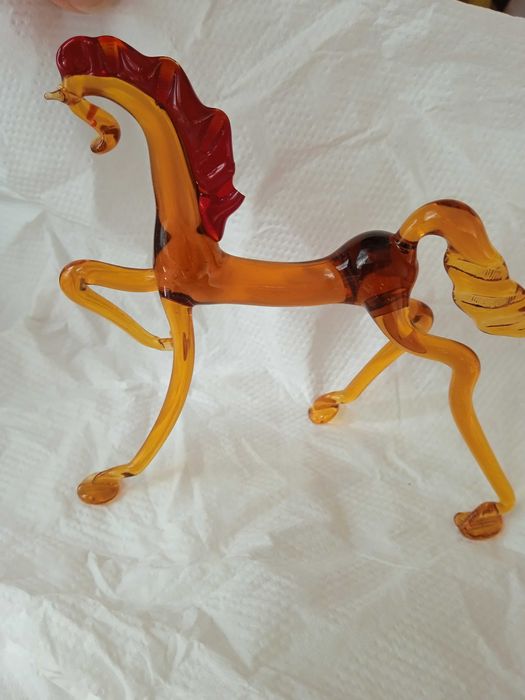 Стъклени фигурки Кон, Куче, Мишка