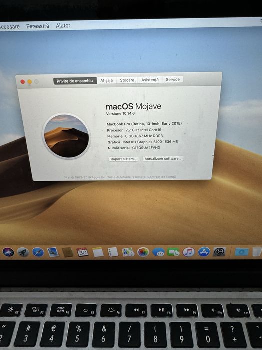 Macbook pro retina early 2015 i5 2,7ghz