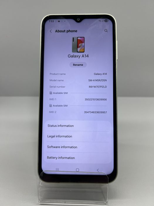 Samsung A14 Green 128GB 4RAM