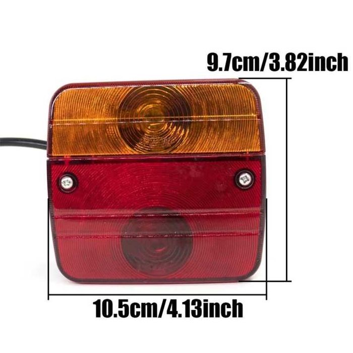 Комплект стопове за ремарке с крушки 7.5 метра кабел и букса 7 пина