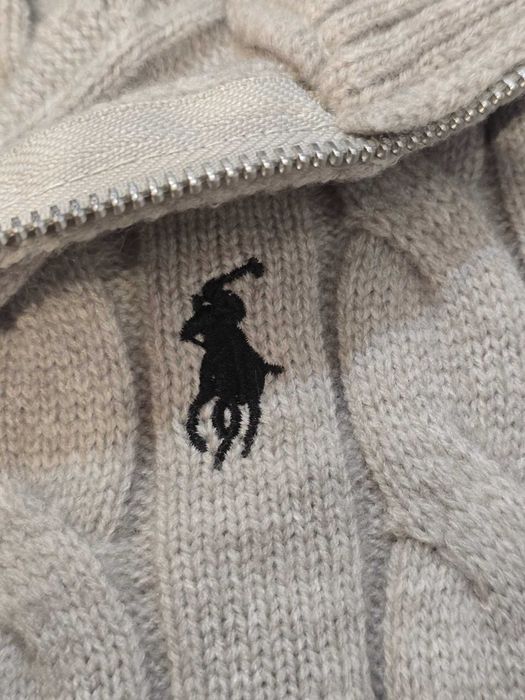 Pulover Ralph Lauren Fermoar ~ Marimea L ~ Nou