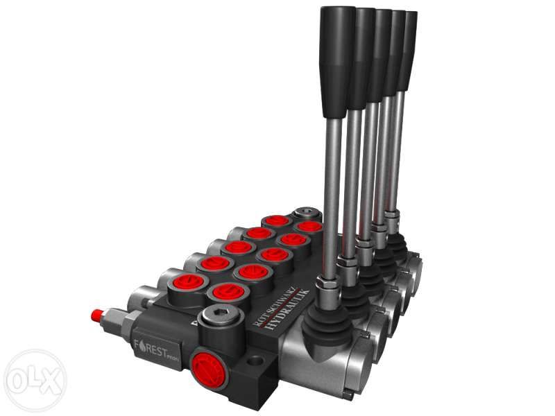 Distribuitor hidraulic monobloc 5 sectiun 40 l/min 1/2"