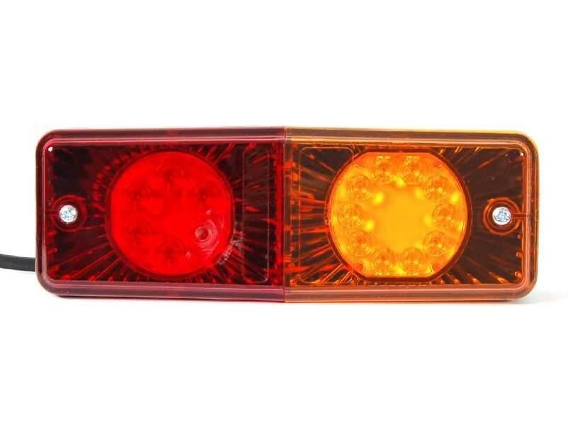 1 бр. малки LED ЛЕД стопове за ремарке 12-24V , 16 диода , Полша