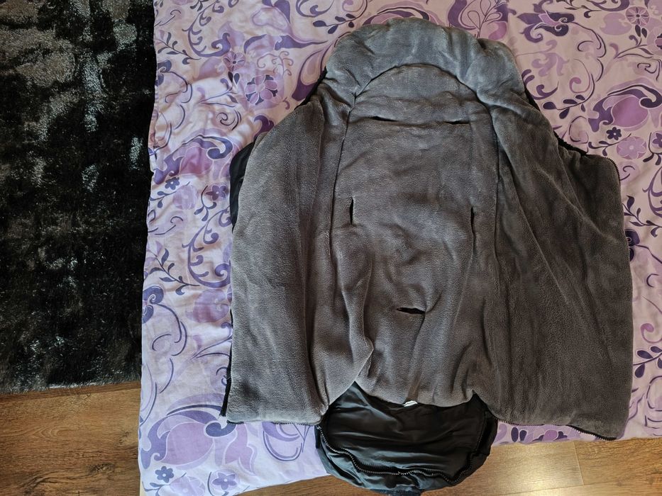 Спален чувал Cangaroo Fluffy черен