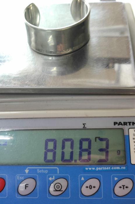 Manșetă Tiffany 1837 din argint sterling – eleganță iconică