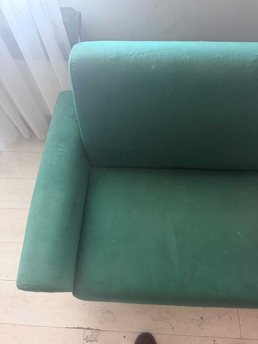 Canapea extensibila 3 locuri verde - 200 lei pret fix
