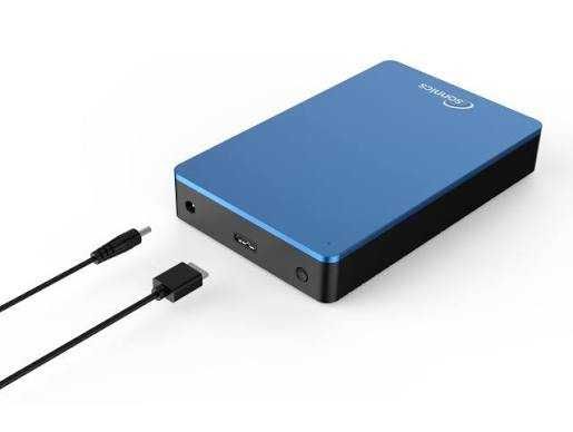 Hard disk extern portabil,SONNICS ,4TB,rosu,gri și albastru,sigilat