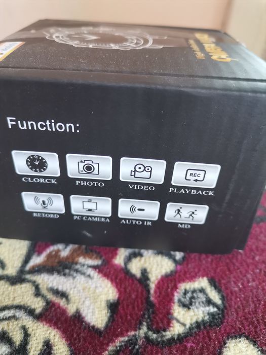 Ceas spion cu night vision 32 gb nou