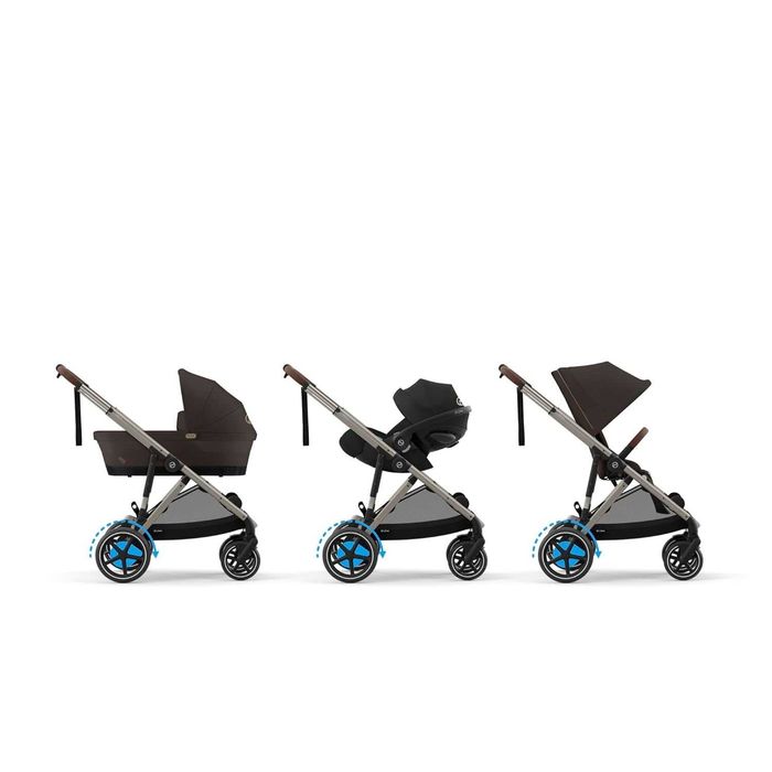 ПРОМО Нова Детска Бебешка Електрическа Количка за Близнаци Cybex Gold E-Gazelle S, 0-4г, до 22 кг