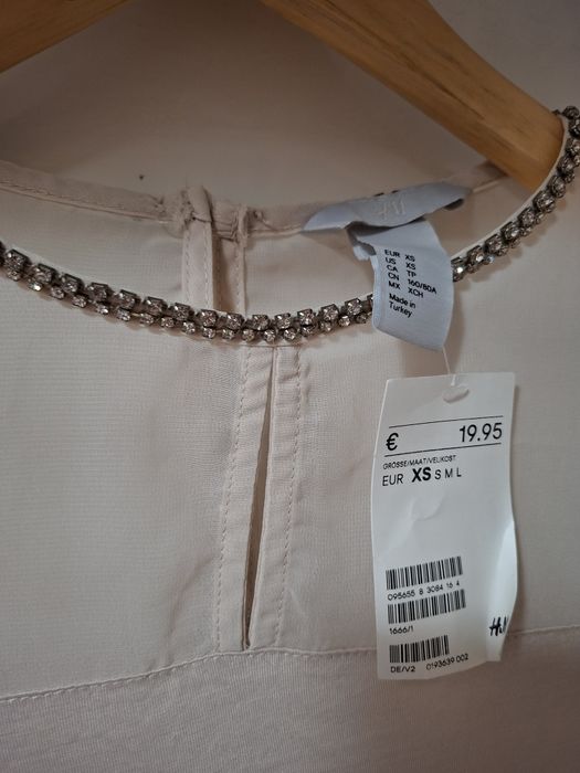 TOP H&M с камъни -XS