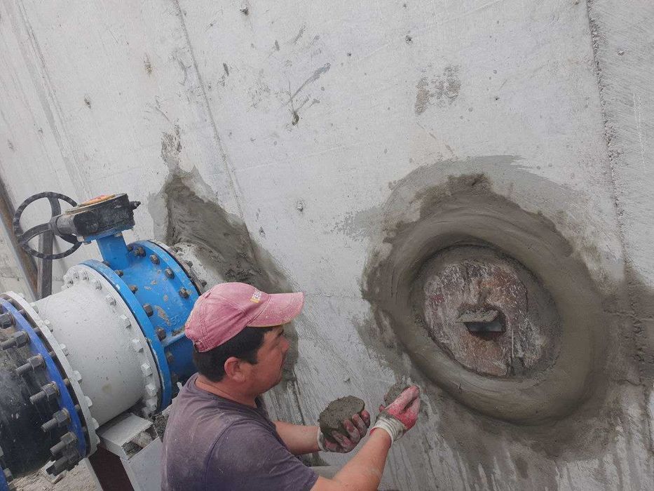 Гидроизоляция очистных сооружений из железобетона