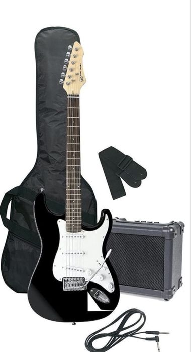 Электро гитара с колонкой