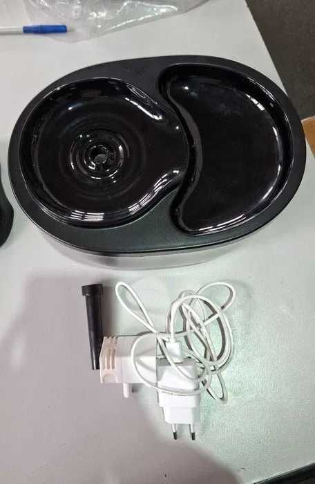 Fantana apa animale de companie Oneisall, 2.5L, silentioasa, neagra