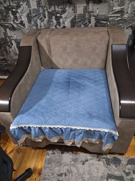 Продам кровать 2х стальную и кресло кровать