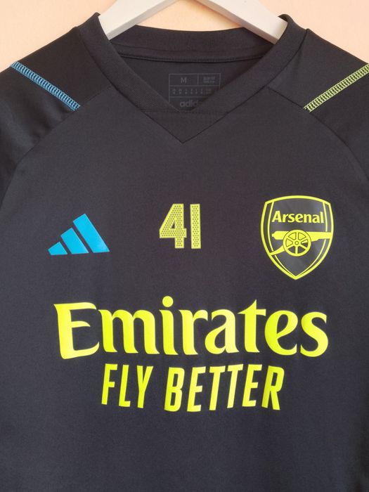 Tricou Fotbal Arsenal 2023/24 Training #41 Declan Rice (probabil purtat de jucator)